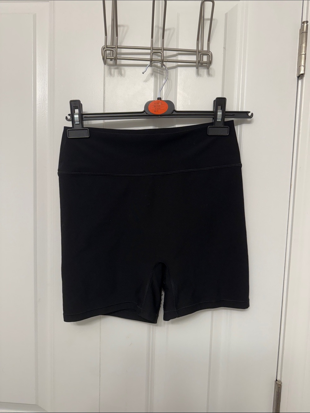 White Fox Boutique Black High-Rise Bike Shorts
